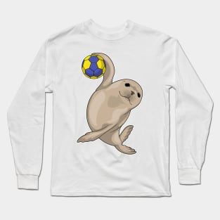 Seal Handball player Handball Long Sleeve T-Shirt